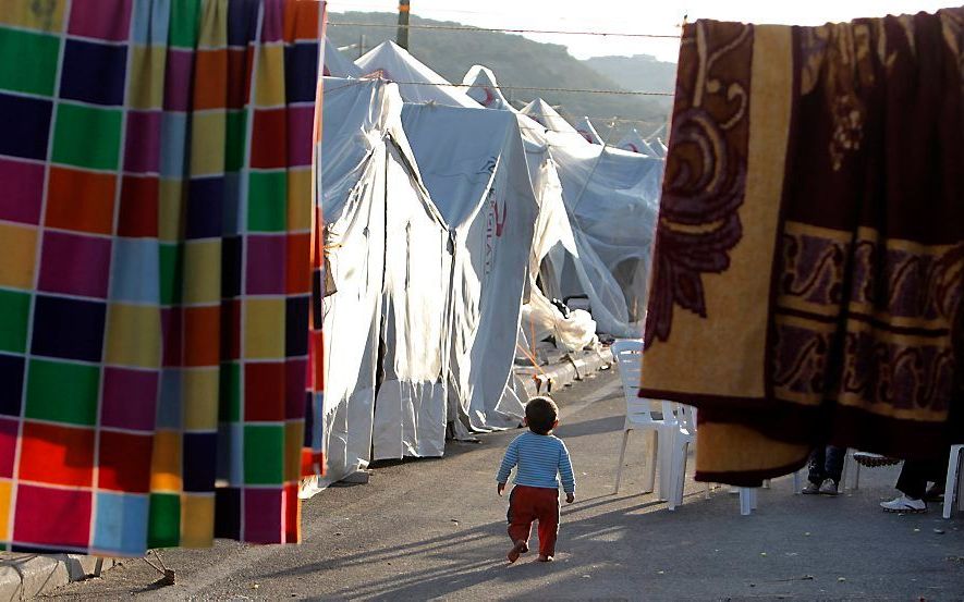 Syrisch vluchtelingenkamp in Turkije. Foto EPA