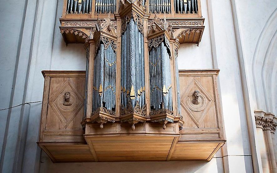 De orgelkas in de Koorkerk in Middelburg. Foto RD, Henk Visscher