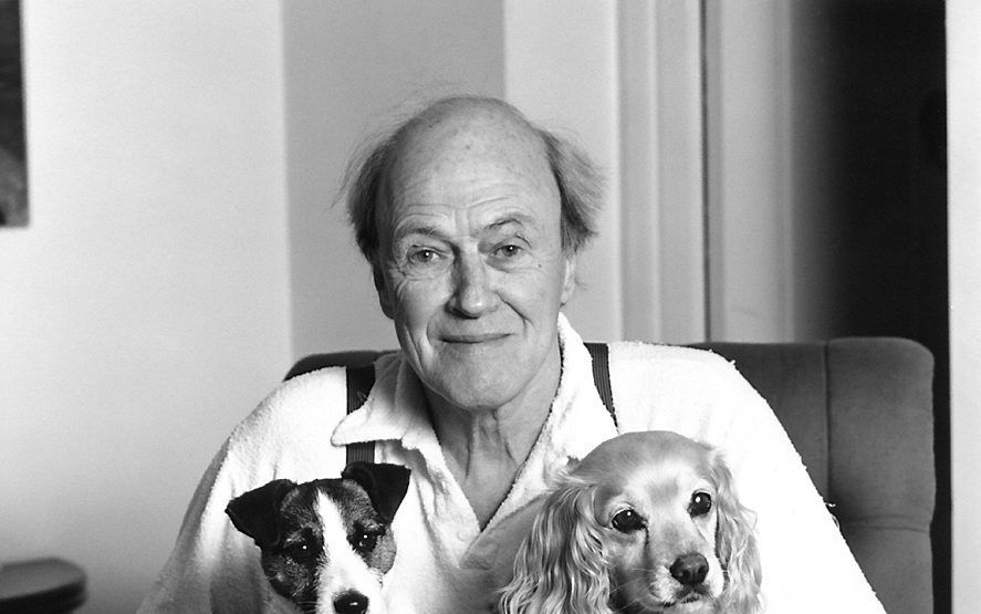 Roald Dahl. Foto uitgeverij De Fontein