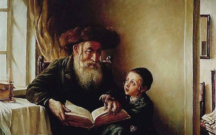 Schilderij van rabbi Nachman van Bratslav.