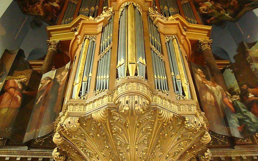 Het orgel in de Nieuwe Kerk van Den Haag. Foto HOK, Henk Barnhard