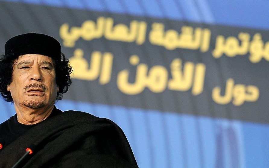 Muammar Kaddafi. beeld AFP