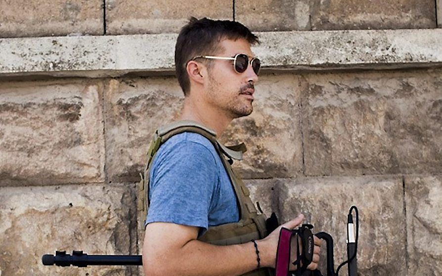 De Amerikaanse journalist James Foley is ontvoerd in Syrië en sindsdien vermist. Foto EPA