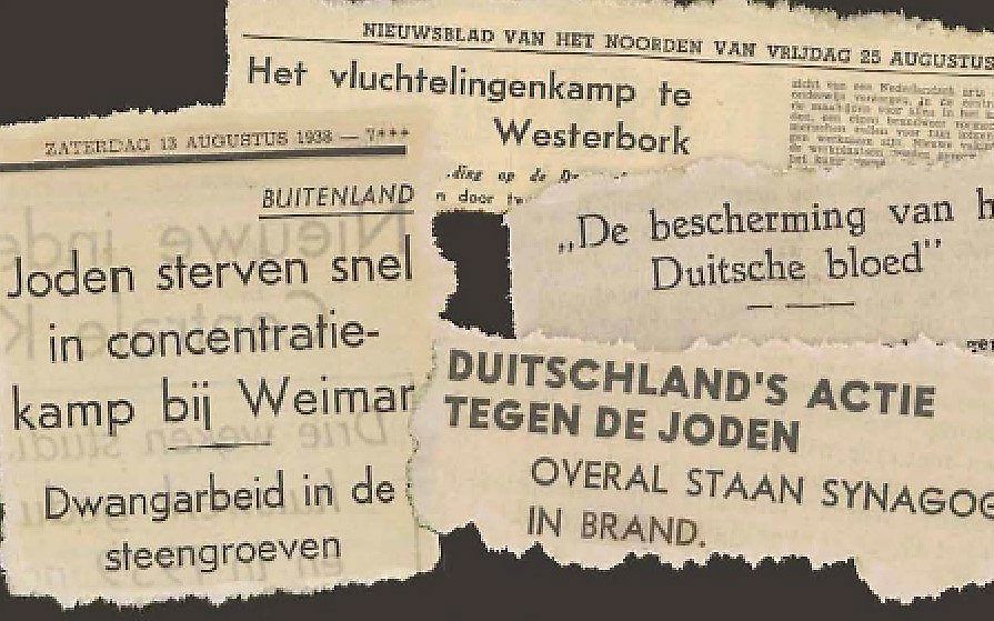 „Alle dagbladen besteedden veel aandacht aan wat bij de oosterburen gebeurde tijdens de Kristallnacht.” beeld Klaas de Jong