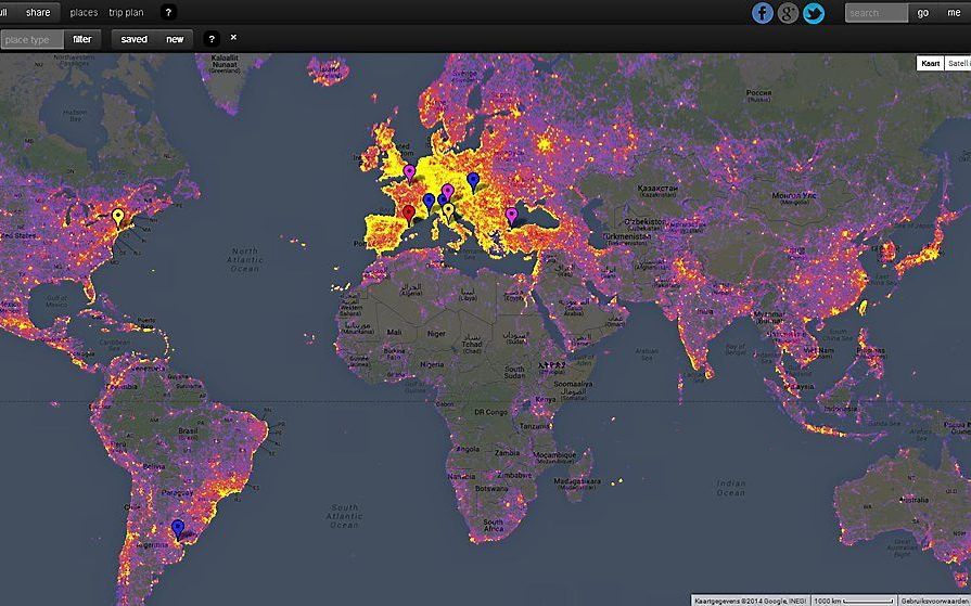 beeld Sightsmap