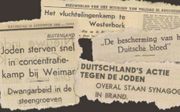 „Alle dagbladen besteedden veel aandacht aan wat bij de oosterburen gebeurde tijdens de Kristallnacht.” beeld Klaas de Jong