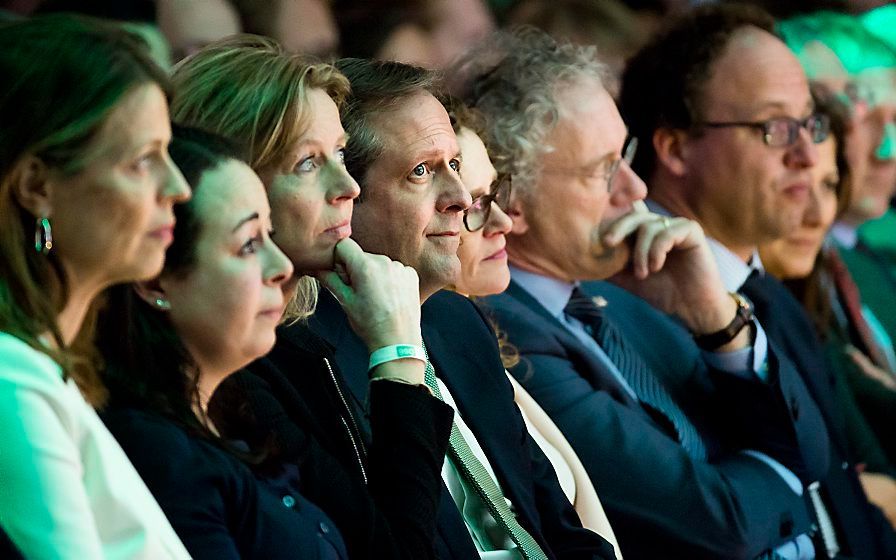 Partijcongres D66, zaterdag in Arnhem. Beeld ANP