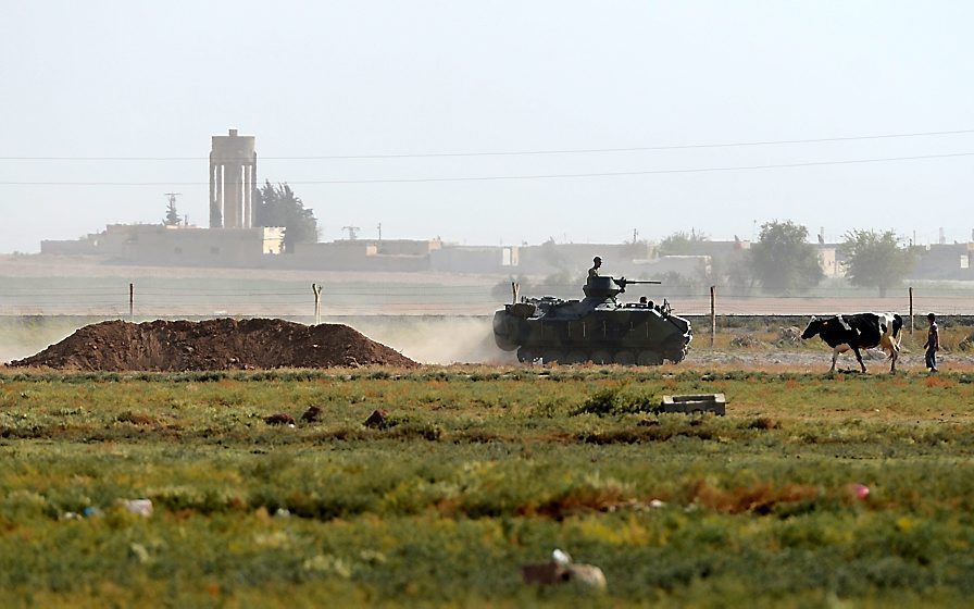 De grens tussen Turkije en Syrië. Foto EPA