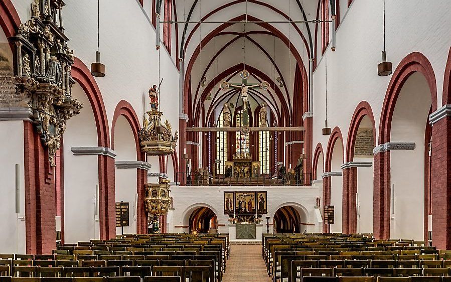 De kathedraal in het Duitse Brandenburg, eigendom van de Evangelische Kerk in Duitsland.              Beeld Wikimedia