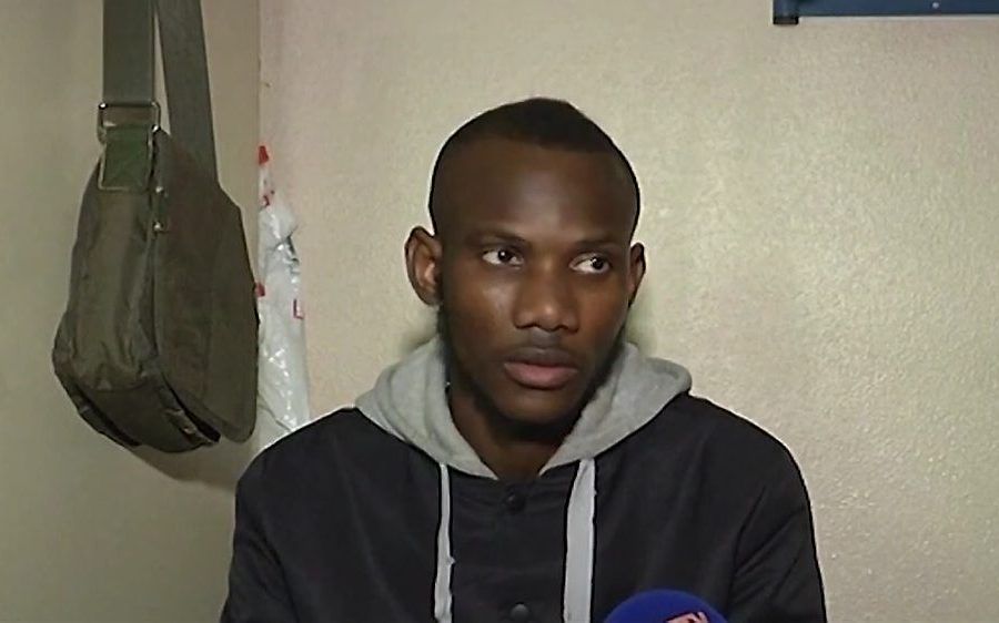 Lassana Bathily. beeld uit video YouTube