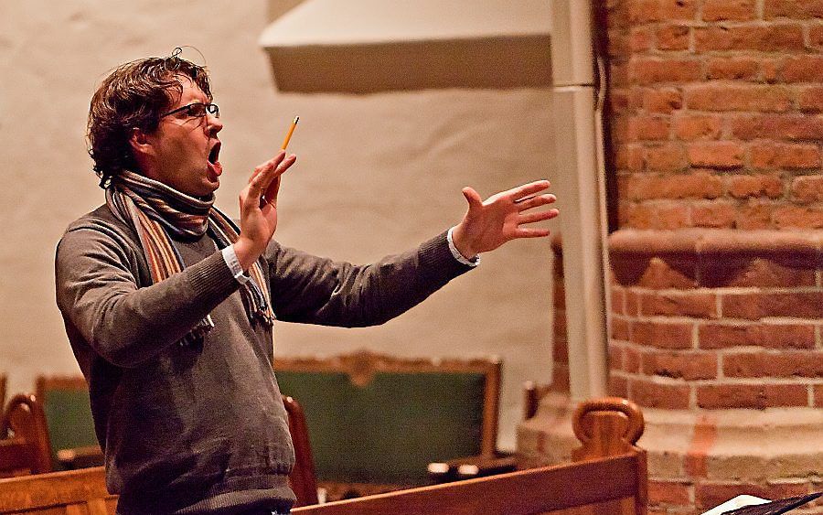 Arjen J. A. Uitbeijerse dirigeert zaterdag 11 oktober een Choral Evensong in de Sionskerk in Houten. Beeld Arjen Uitbeijerse