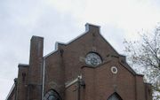 Kerkgebouw van de hersteld hervormde gemeente in Waddinxveen (Dorpstraat). beeld RD