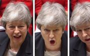 De Britse premier Theresa May. beeld AFP