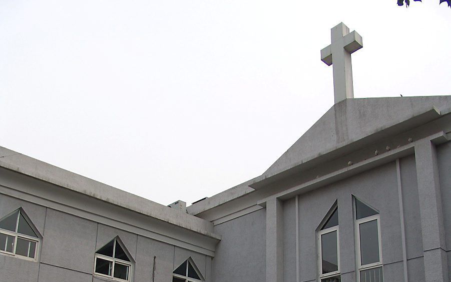 Driezelfkerk in Beijing. beeld Bram van de Tocht