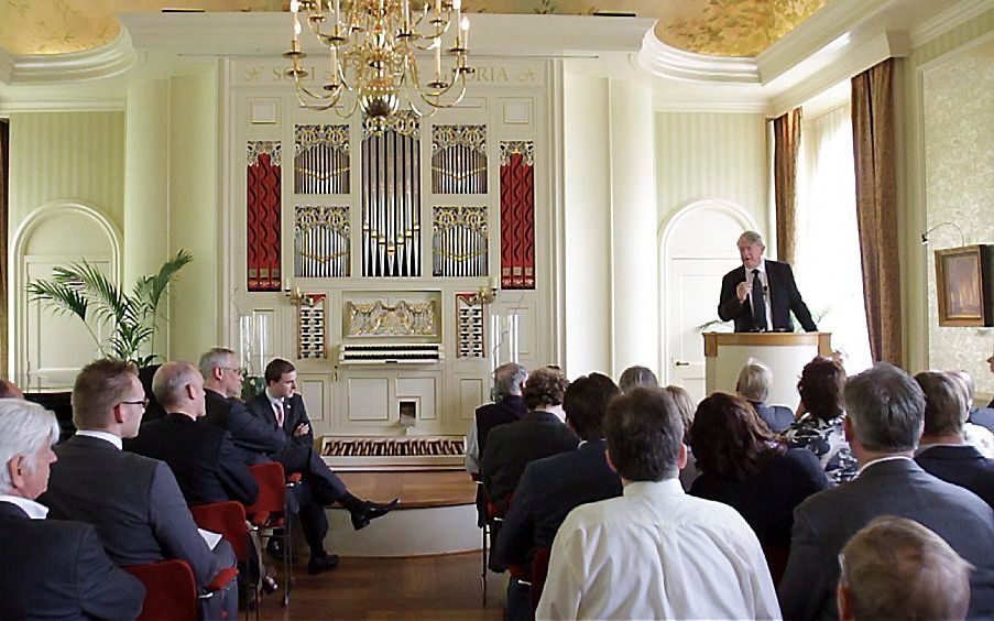 Beelden van het eerste christelijk conservatieve congres, mei vorig jaar in Putten. Zaterdag vindt in Apeldoorn het tweede congres van het Christelijk Conservatief Beraad plaats. Daar spreekt onder anderen CDA-senator Dölle. Foto Sjaak Verboom