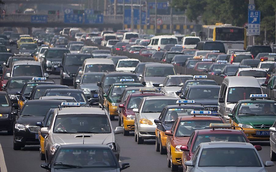 Verkeer China. Foto EPA