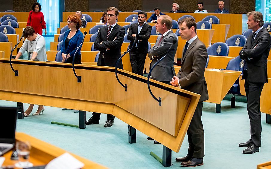 „Christenpolitici kunnen alleen voorkomen dat zij andersdenkenden een verwrongen beeld van God geven, als zij met regelmaat naar Christus wijzen.” beeld ANP, Jerry Lampen