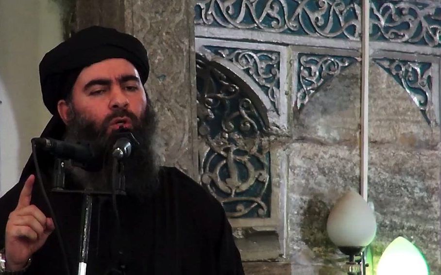 IS-leider Abu Bakr al-Baghdadi is waarschijnlijk gedood. beeld AFP