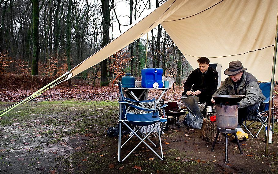 Naar een natuurcamping met oud en nieuw. Foto ANP