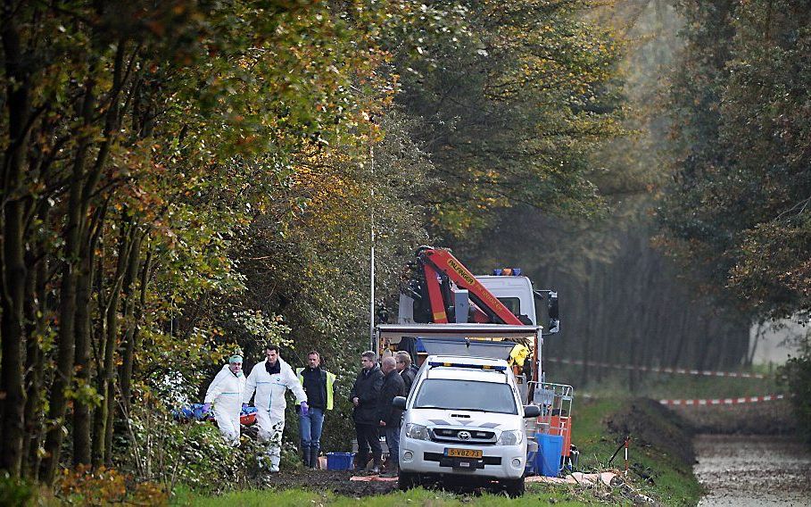 In het Mallebos in Spijkenisse is het stoffelijk overschot geïdentificeerd als de vermiste Farida Zargar.  Foto ANP