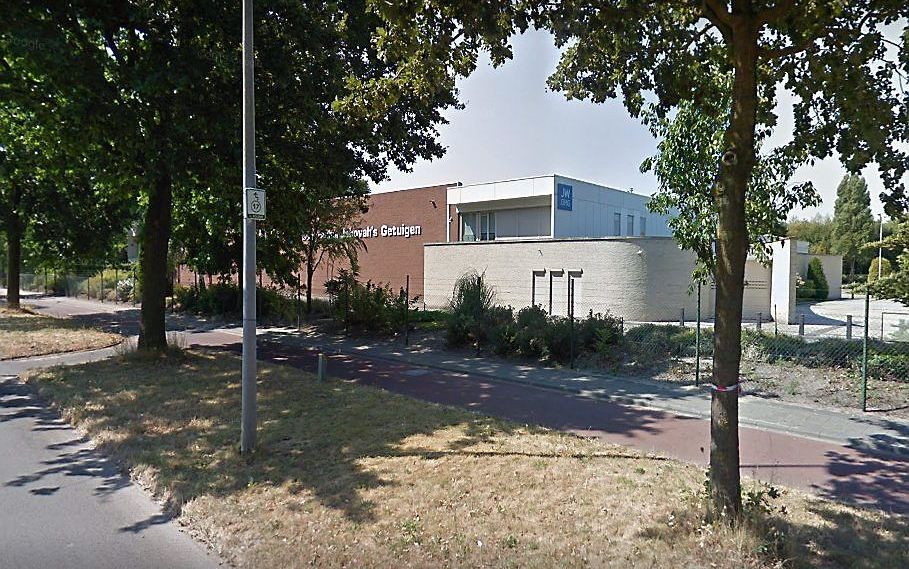 Congreshal van de Jehovah's Getuigen. beeld Google Street View