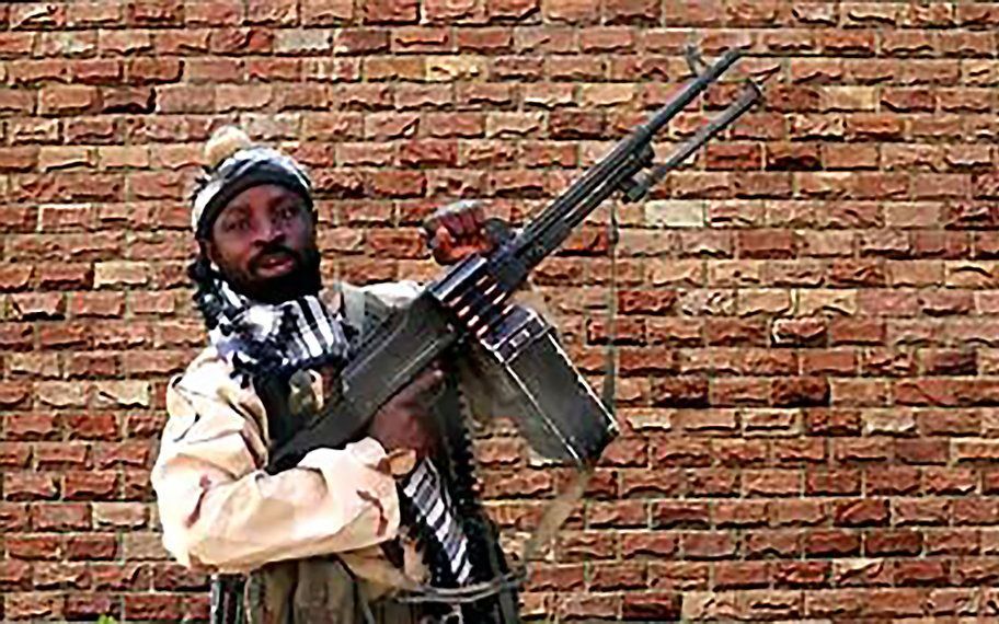 Abubakar Shekau. Archiefbeeld AFP