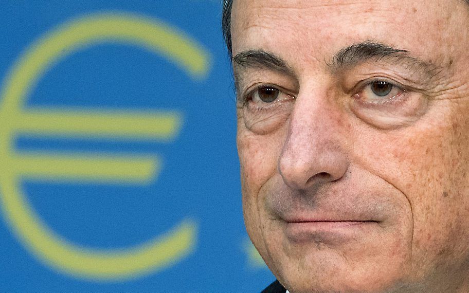 Draghi. Foto EPA