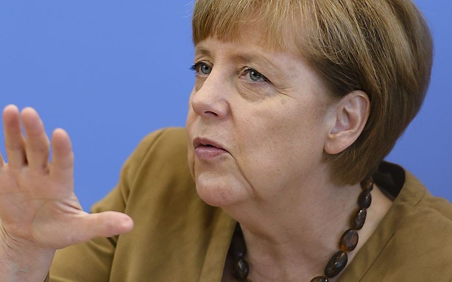 De Duitse bondskanselier Angela Merkel. beeld AFP