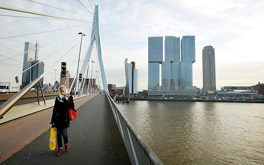 De Rotterdam aan de Wilhelminapier. Foto ANP