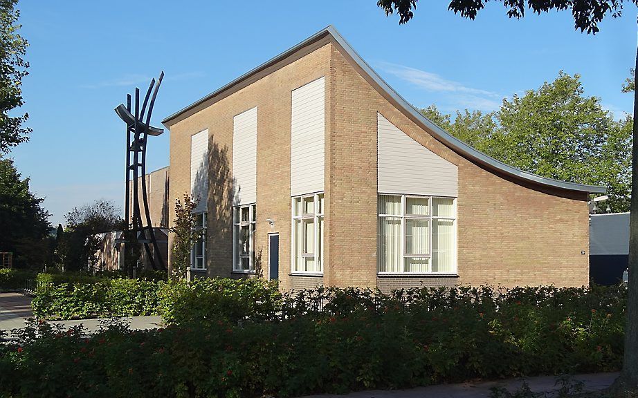 De Oenenburgkerk in Nunspeet, waar de generale synode van de Christelijke Gereformeerde Kerken vergadert . beeld RD