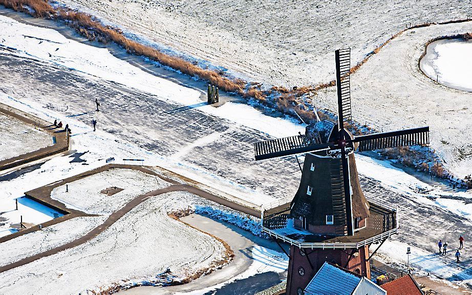 Elfstedenroute bij Balk. Foto ANP