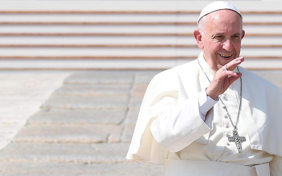 Paus Franciscus. beeld EPA, Claudio Peri