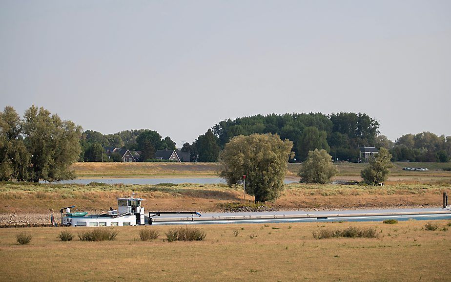 De waterstand in de grote rivieren daalde in het najaar tot recordlaagte. beeld ANP, Jasper Juinen