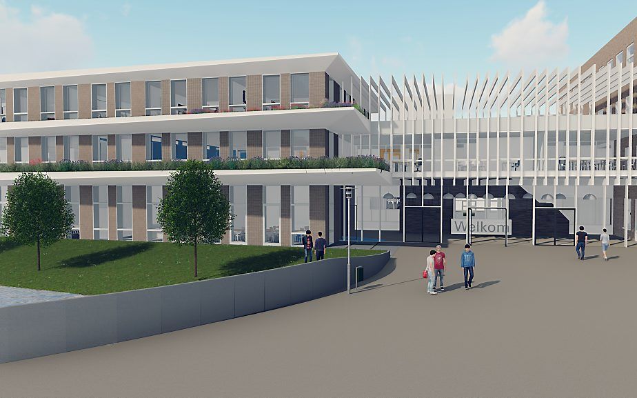 Een van de panden van het Driestar College. beeld Driestar College