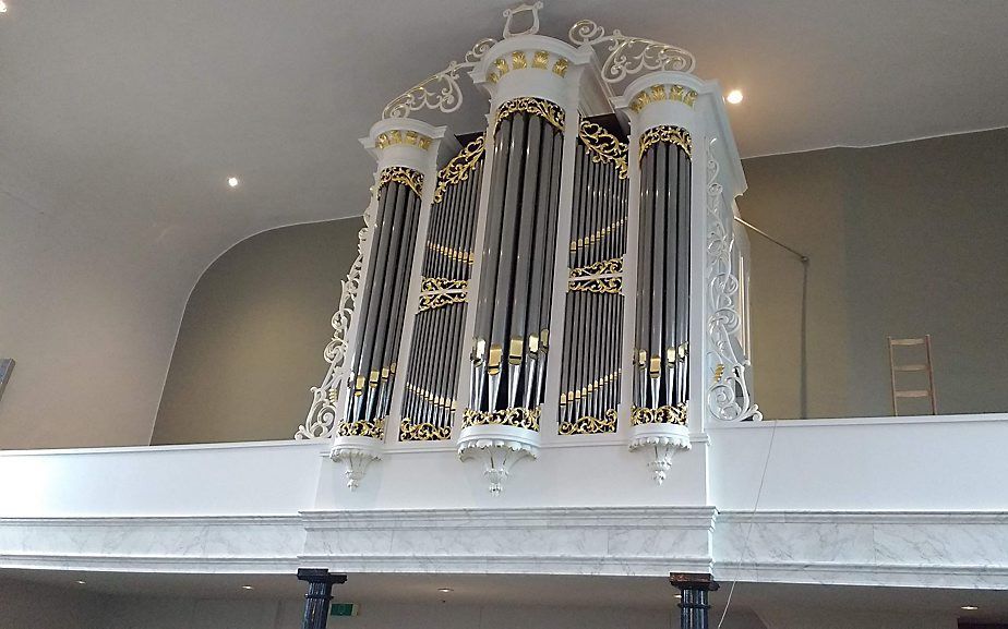 Het Naberorgel in de Dorpskerk van Holten. beeld Bert Wisgerhof