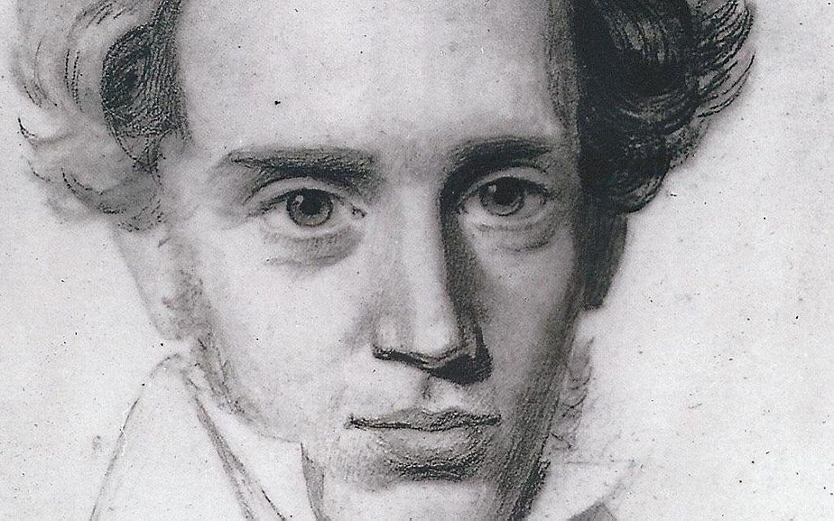 Kierkegaard. beeld Wikipedia