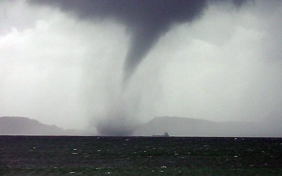 Tornado’s hebben in het zuiden van Australië een enorme ravage aangericht.  Foto EPA