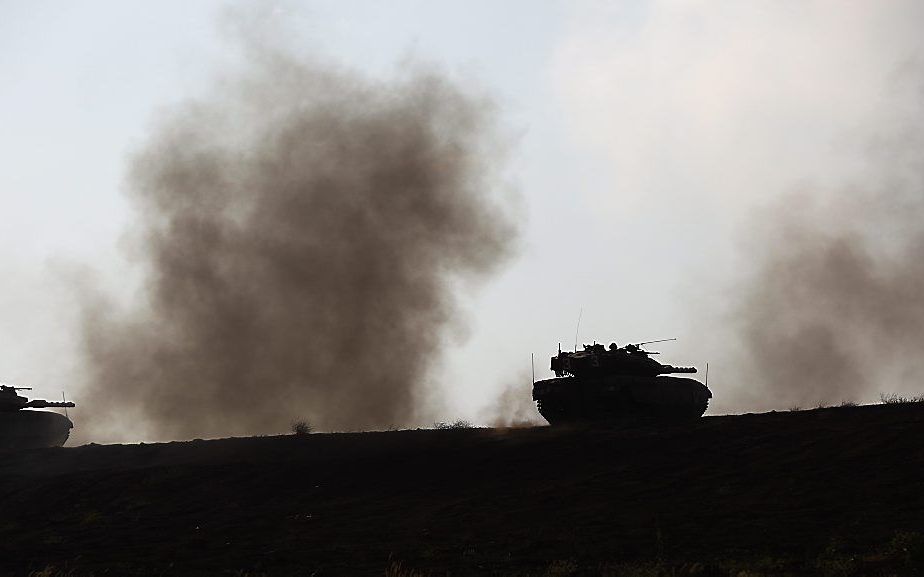 Israëlische tanks. Foto EPA