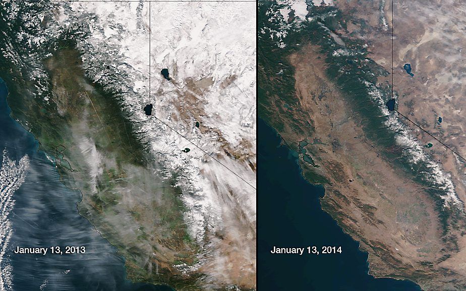 Droogte in Californië. beeld AFP