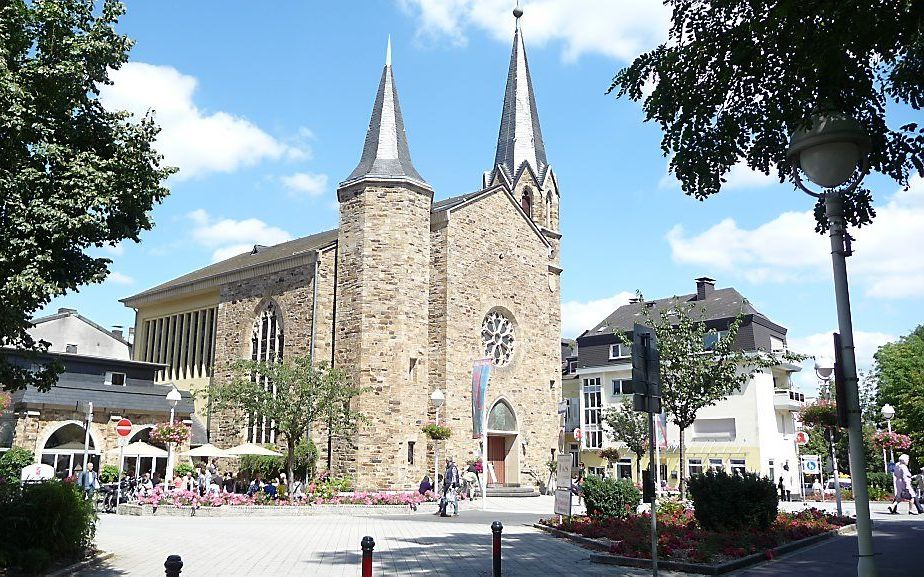 De Martin Lutherkirche in Bad Neuenahr. beeld Wikimedia