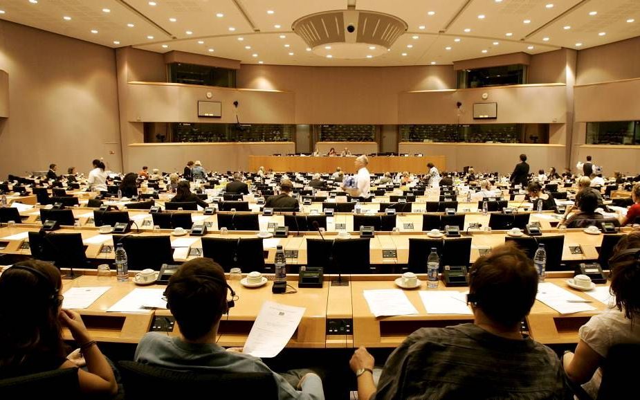 Europees Parlement in Brussel. Foto ANP