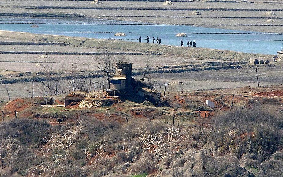 Noord-Korea is mogelijk bezig met de voorbereidingen voor een atoomproef. Dat meldde het Zuid-Koreaanse staatspersbureau Yonhap maandag. Foto EPA