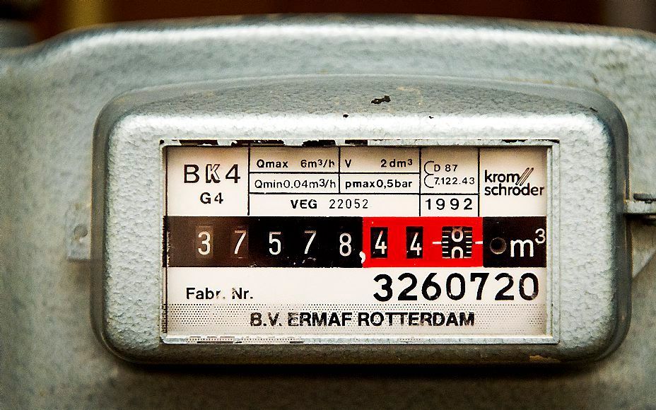 Een gasmeter in een woning. beeld ANP