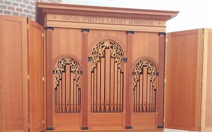 Het nieuwe orgel voor de DGK in Dalfsen. beeld DGK Dalfsen