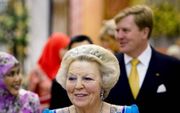 Koningin Beatrix in januari 2013 in Brunei, een week voordat ze haar troonsafstand aankondigde. beeld ANP, Robin Utrecht