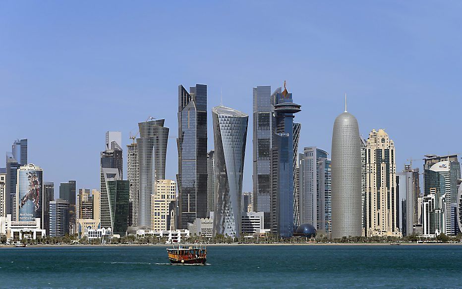 Skyline van Doha, Qatar. beeld EPA