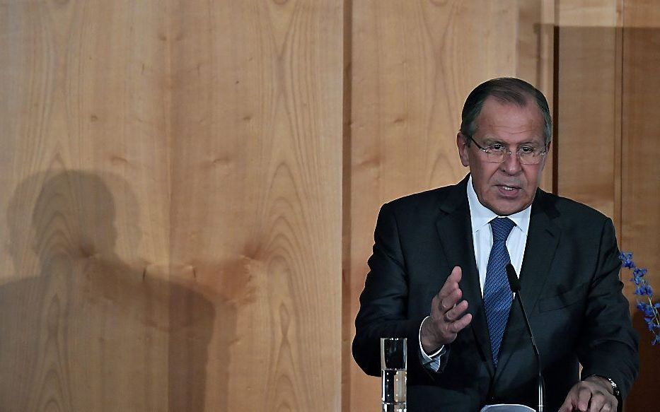 Lavrov, de Russische minister van Buitenlandse Zaken. beeld AFP