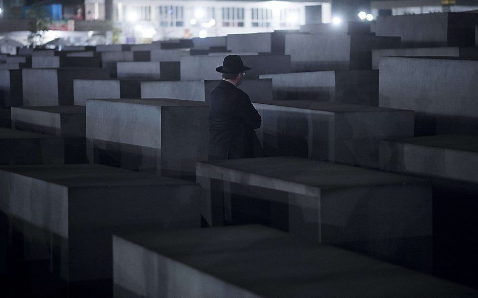 Holocaustmonument Berlijn. beeld AFP