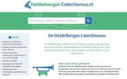 Screenshot van de website van Boers over de Heidelbergse Catechismus. beeld heidelbergse-catechismus.nl