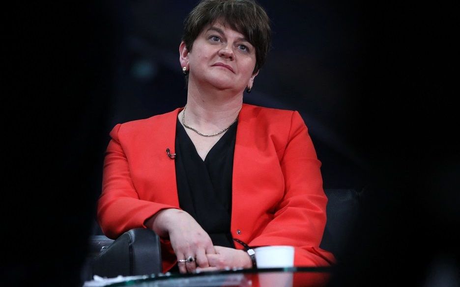 Arlene Foster. beeld AFP, Paul Faith